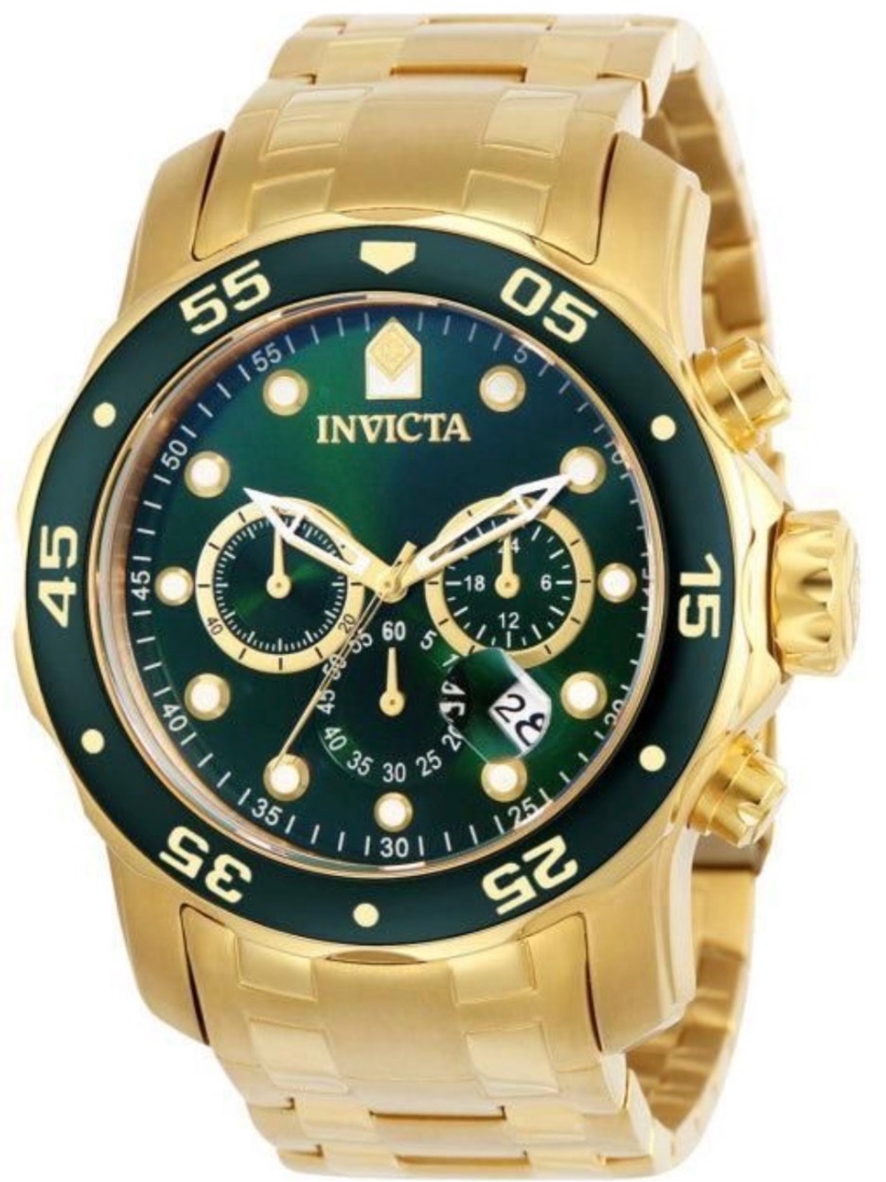 New Rare Invicta Pro Diver SCUBA
Men's Watch - 48mm, Gold